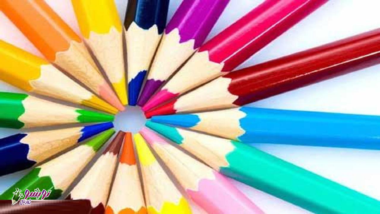 مداد رنگی36 رنگ آریا در ژورنال نوبشو